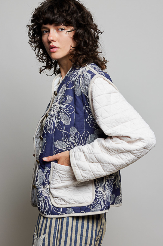 Floral Quilted Jacket *Final Sale*