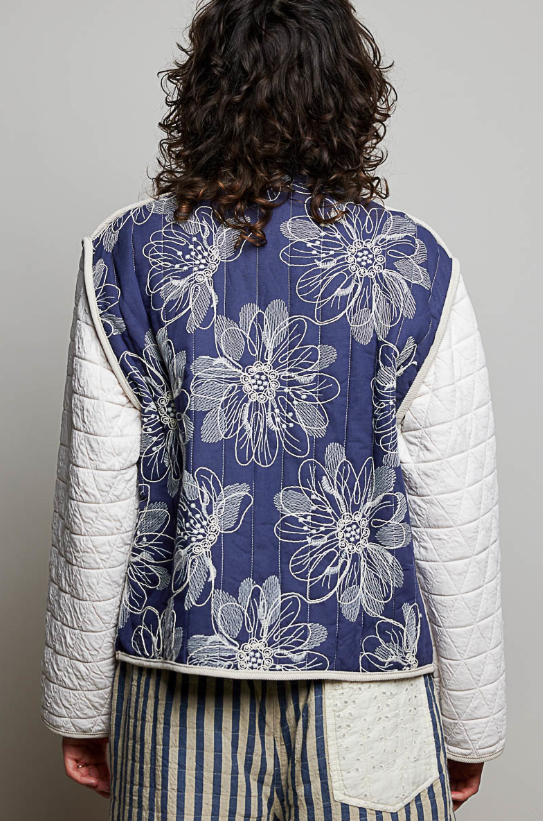 Floral Quilted Jacket *Final Sale*