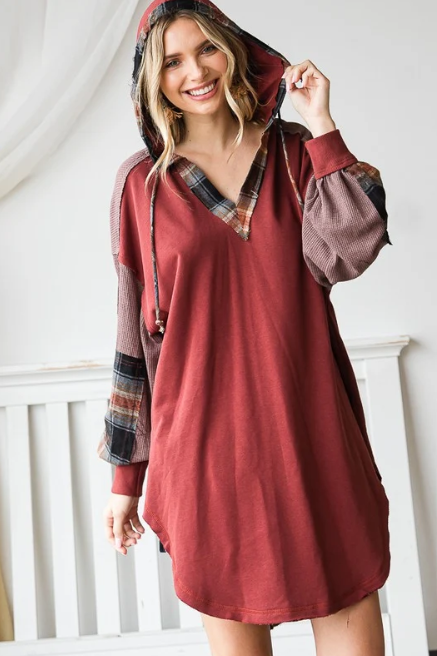 Hooded Tunic Top *Final Sale*