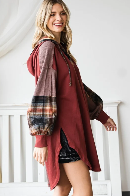 Hooded Tunic Top *Final Sale*