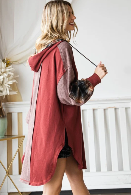 Hooded Tunic Top *Final Sale*