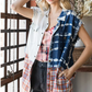 Tencel Plaid Vest *Final Sale*