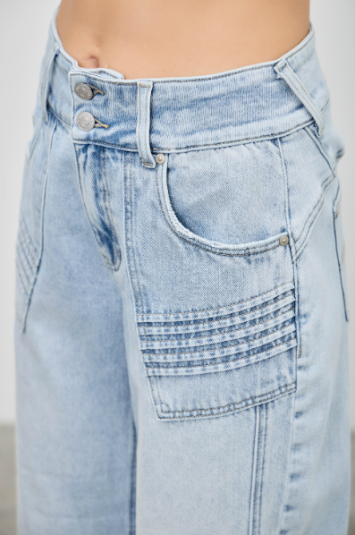 Saige Denim Barrel Jeans
