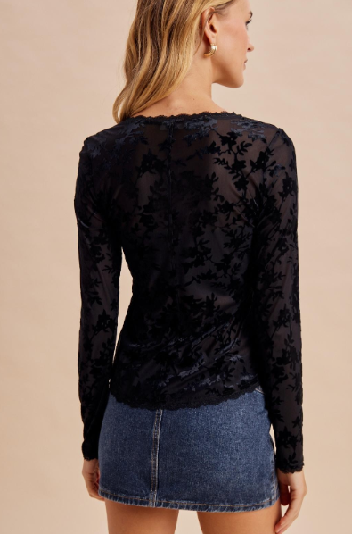 Midnight Hour Velvet Top