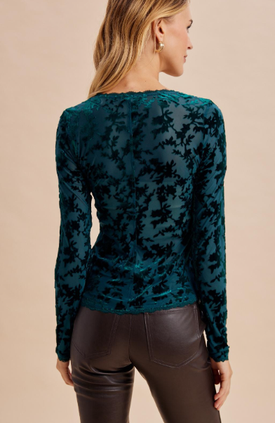 Midnight Hour Velvet Top