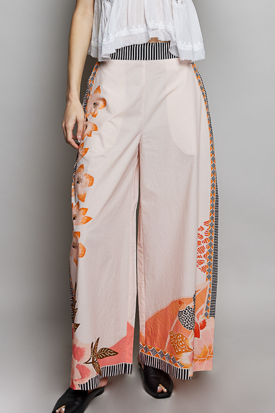 Pink Block Print Pants *Final Sale*