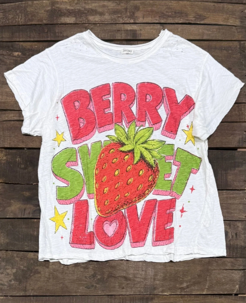 Weathered and Worn - Berry Sweet Tee
