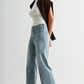 Mica Cropped Sailor Jeans