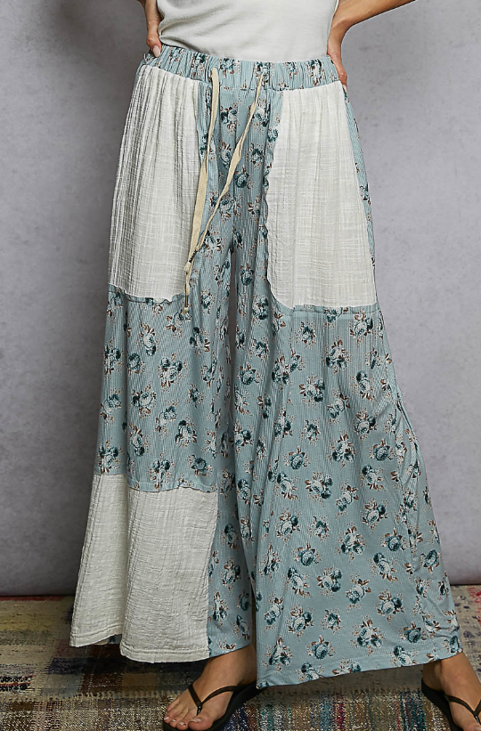 Floral Wide Leg Pants *Final Sale*