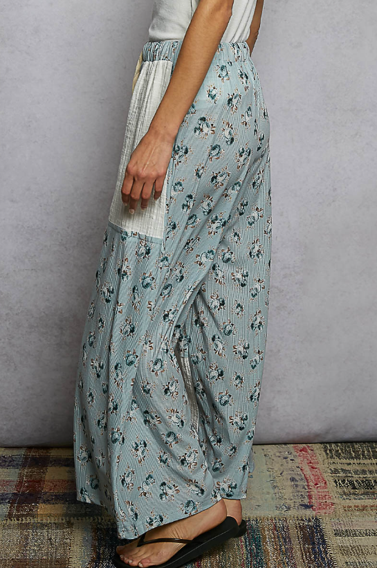Floral Wide Leg Pants *Final Sale*