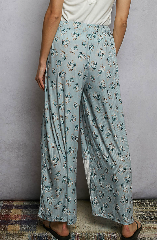 Floral Wide Leg Pants *Final Sale*