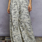 Embroidered Floral Pants *Final Sale*