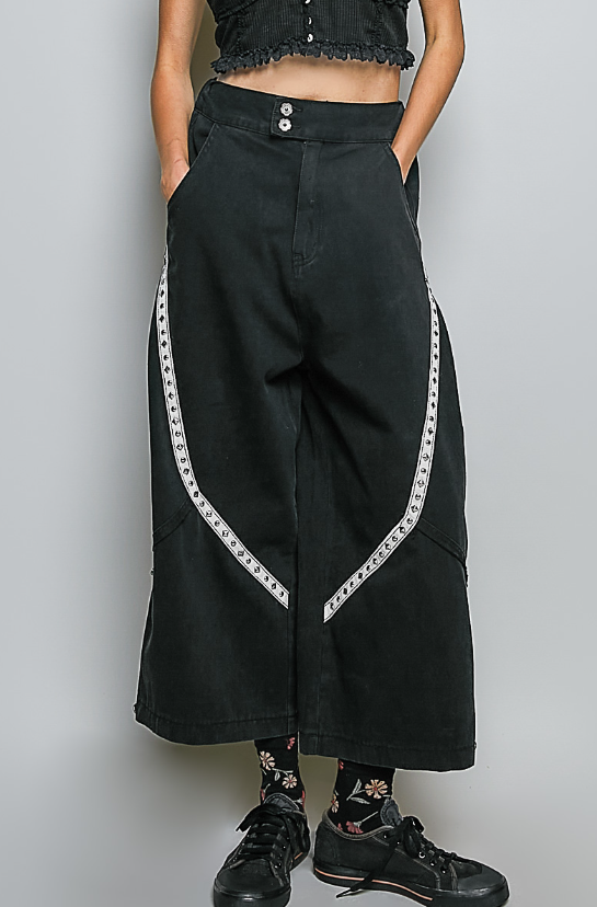Studded Cropped Pants *Final Sale*