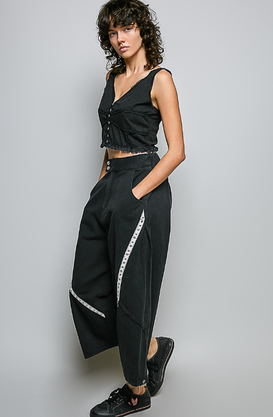 Studded Cropped Pants *Final Sale*