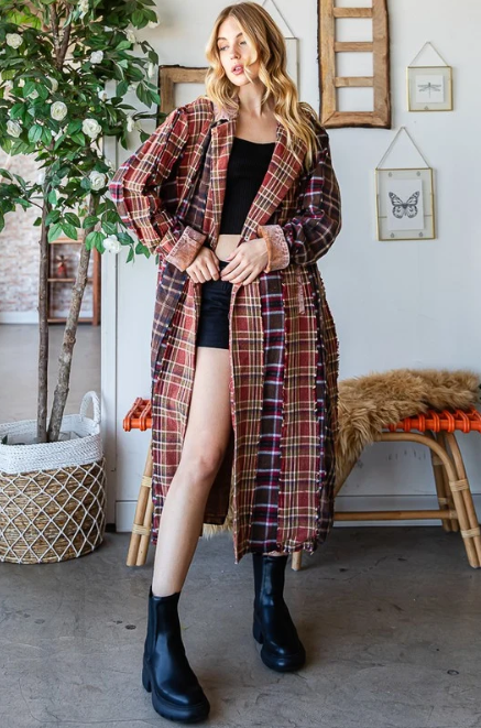 Headliner Plaid Coat