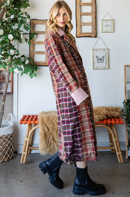 Headliner Plaid Coat