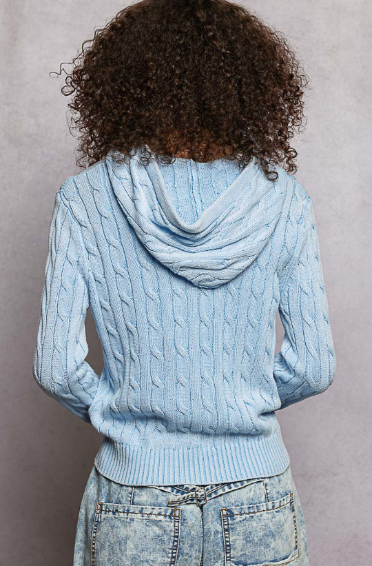 Cable Knit Hoodie *Final Sale*