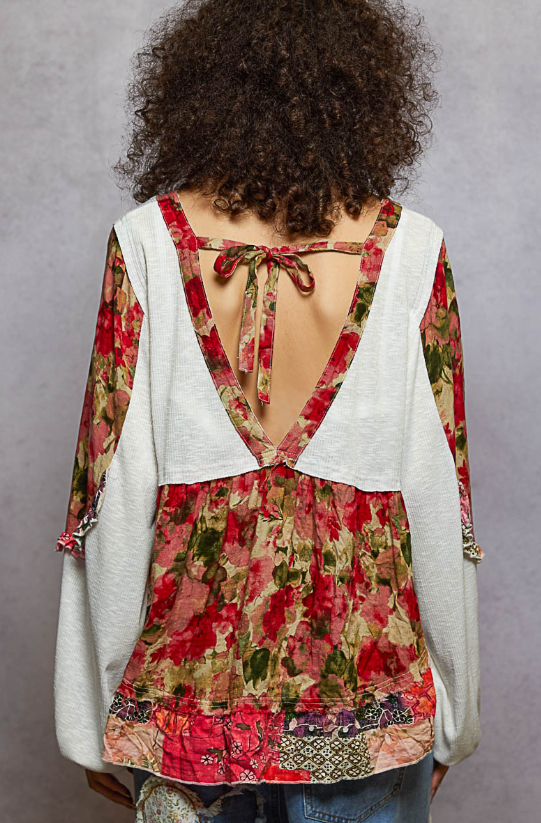 Watercolor Floral Top *Final Sale*