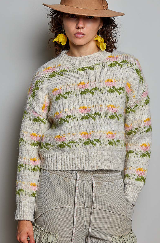 Floral Sweater *Final Sale*