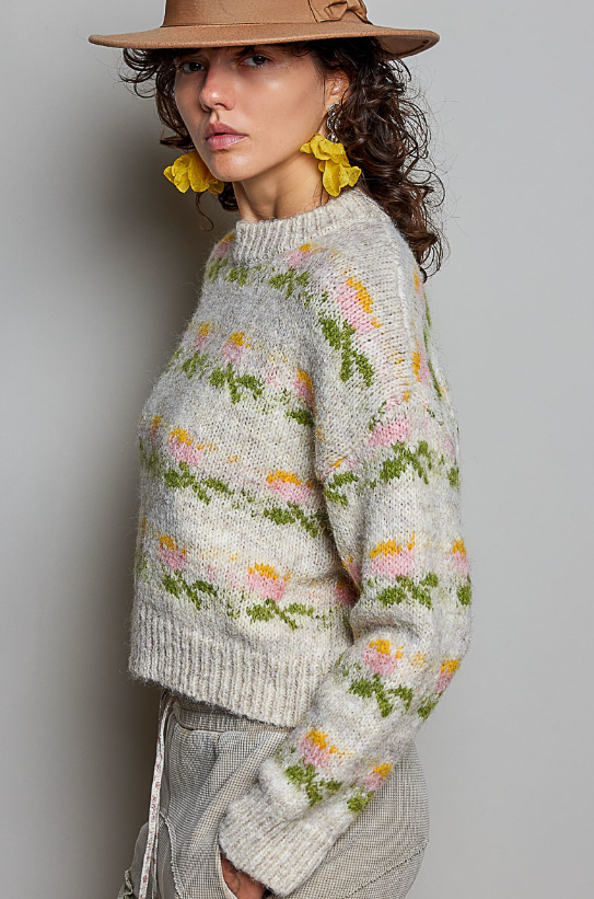 Floral Sweater *Final Sale*