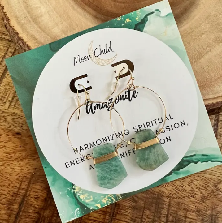 Handmade Gemstone Earrings from Hawaii