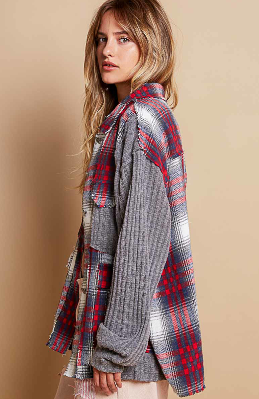 Rebel Rebel Flannel Top