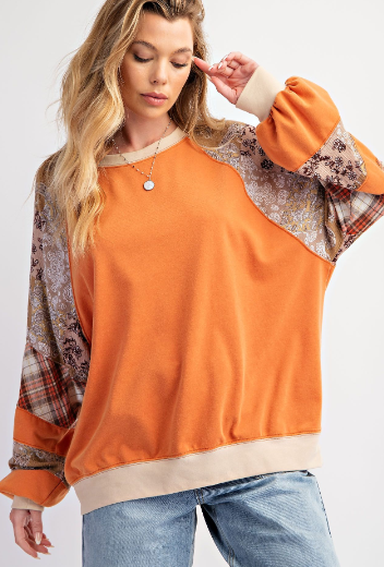 Pumpkin Patched Top