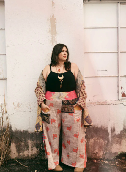 Kantha Side Slit Pants