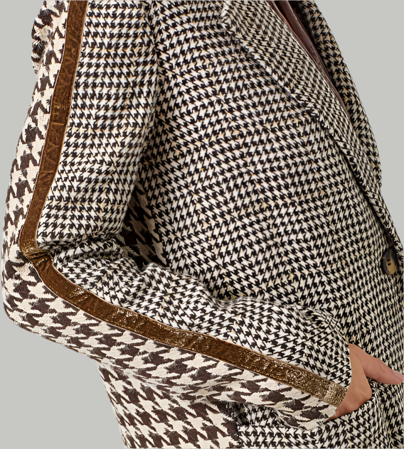 Don't Hound Me Houndstooth Coat