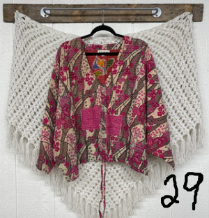 Kantha Butterfly Top