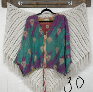 Kantha Butterfly Top