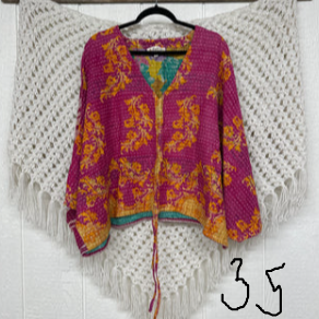 Kantha Butterfly Top