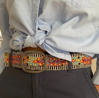 Wool Floral Embroidered Belts