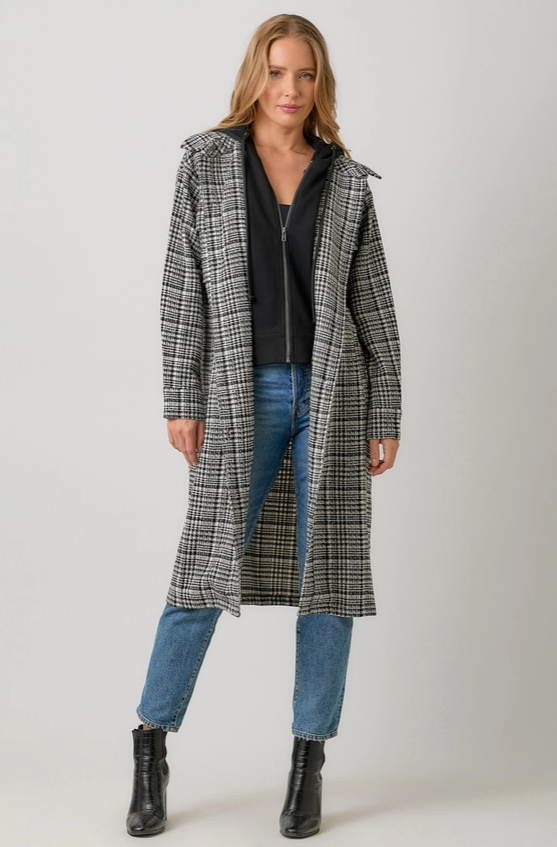 Rad in Plaid Twofer Coat