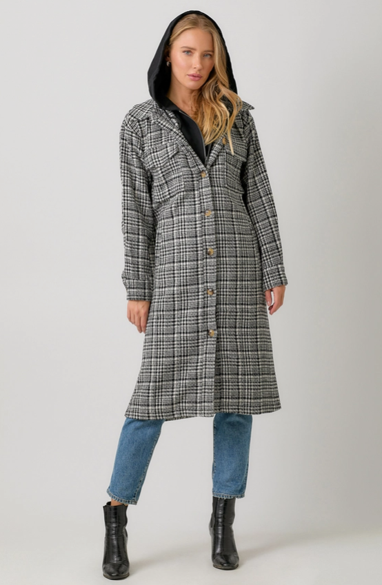 Rad in Plaid Twofer Coat