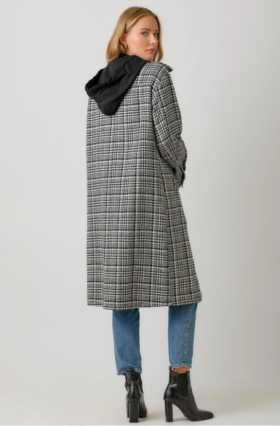 Rad in Plaid Twofer Coat