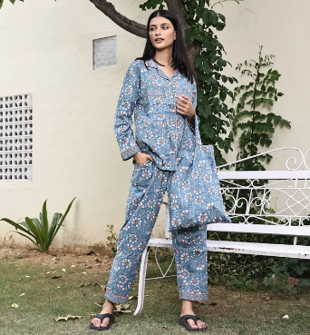 Cotton Voile Pajama Set