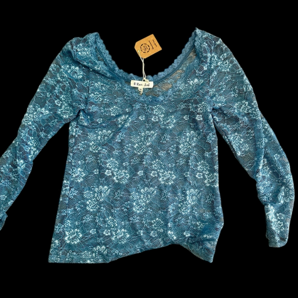 Scoop Neck Lace Layering Tops