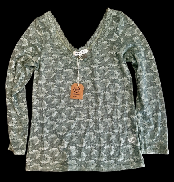 Scoop Neck Lace Layering Tops