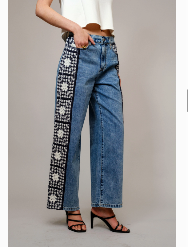 Sidetracked Crochet Jeans