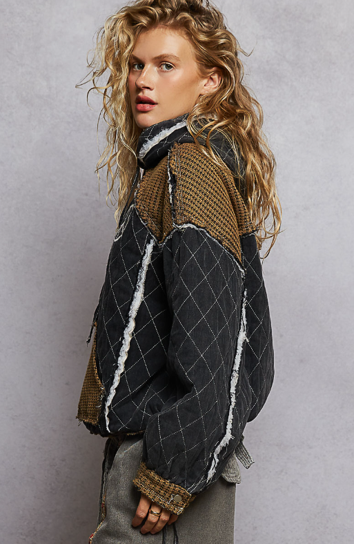 Take it Easy Denim Hoodie