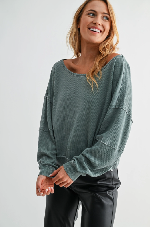 Essential Off Shoulder Pullover