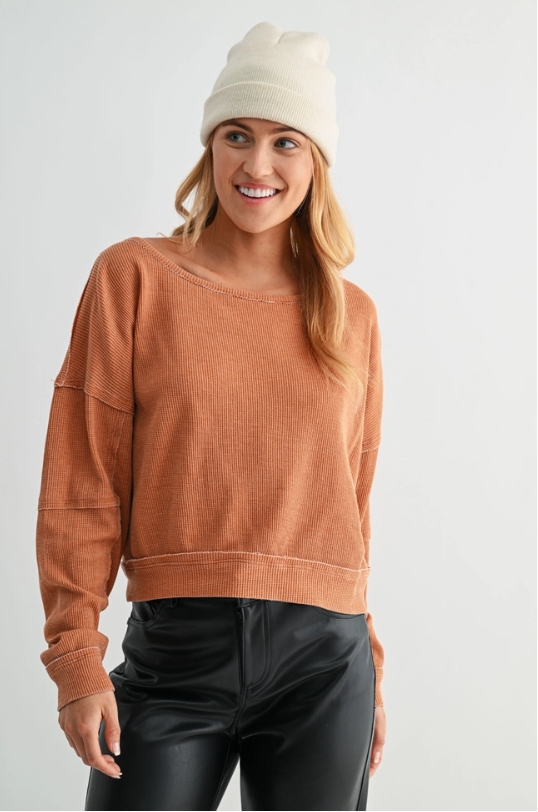 Essential Off Shoulder Pullover