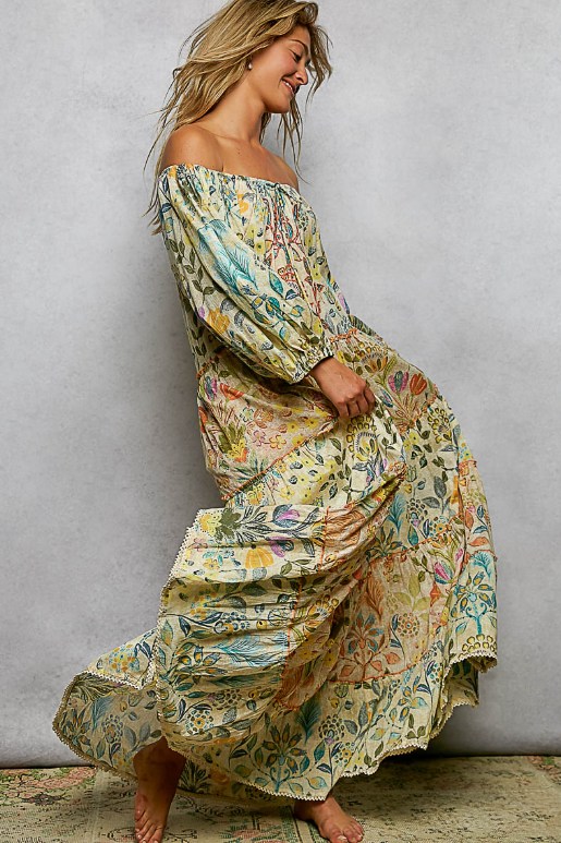 Garden Goddess Maxi Dress