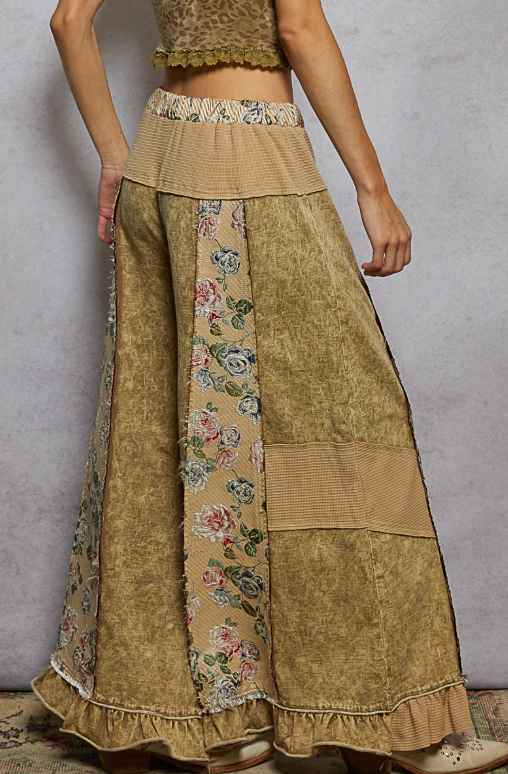 Scarlet Begonias Pants