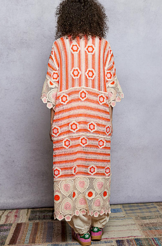 Electric Avenue Crochet Duster *2 Colors*