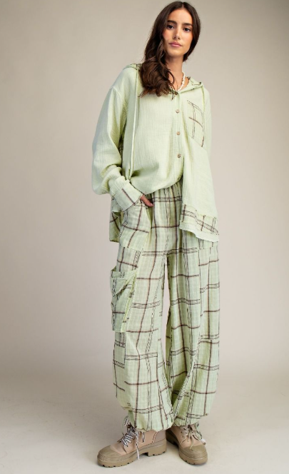 Mellow Mood Plaid Pants