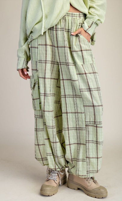 Mellow Mood Plaid Pants
