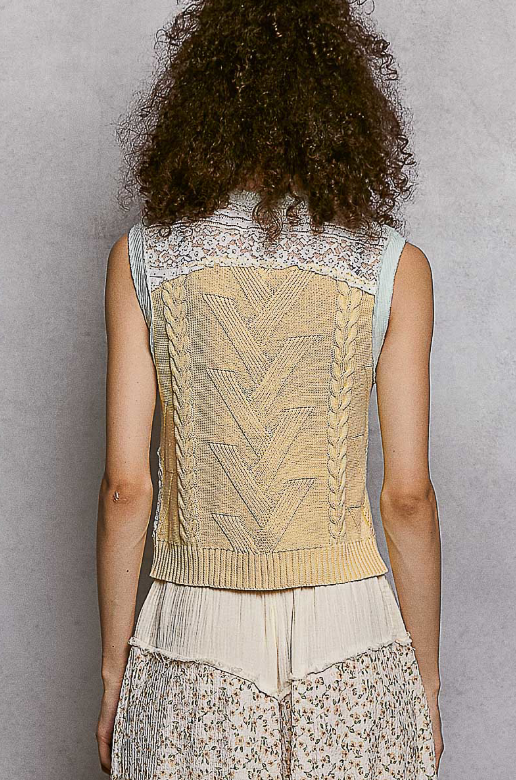 Sweet Impressions Sleeveless Sweater