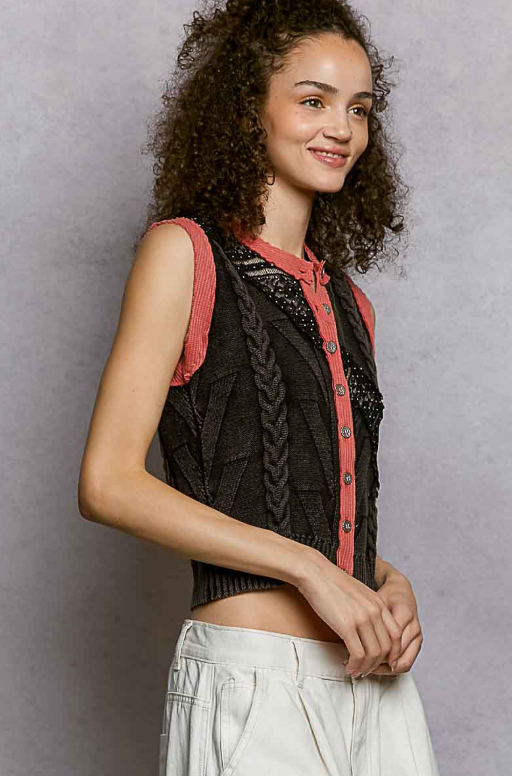 Sweet Impressions Sleeveless Sweater